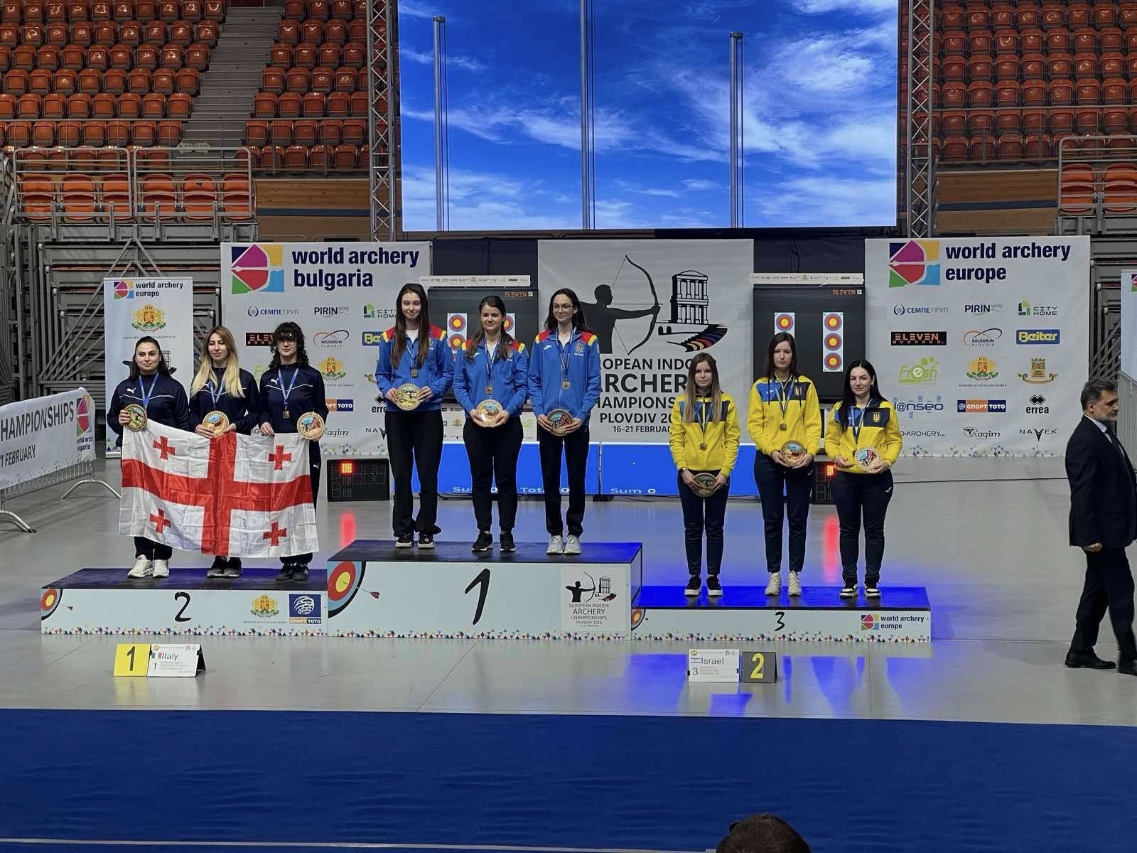 Campioane europene la tir cu arcul